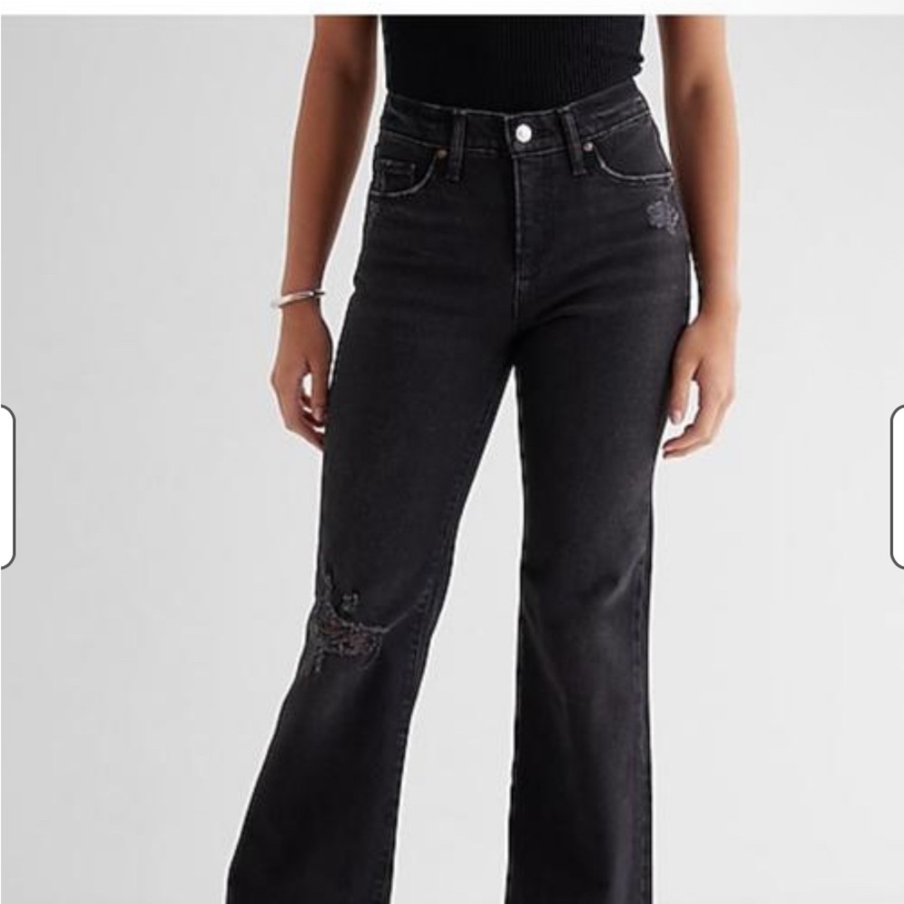 Express Dark Flare Jeans